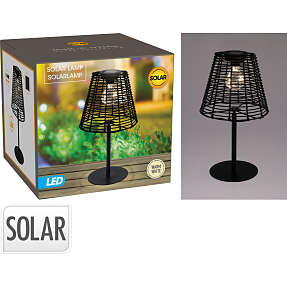 Mynthe solar lampe - sort