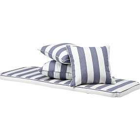 Rosenborg Classic hyndesæt til classic bænk - dusty blue/hvid