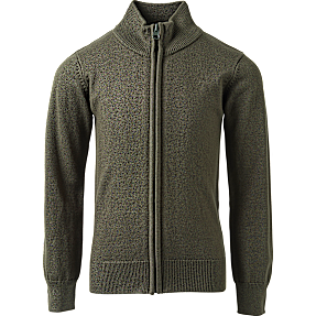 VRS børne cardigan str. 98/104 - mørkegrøn