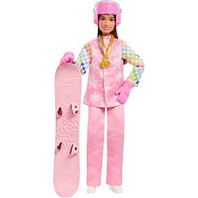 Barbie snowboarderdukke