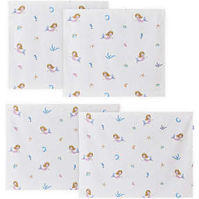 Hoppekids Mermaid forhæng til halvhøj- og køjeseng 70x160 cm