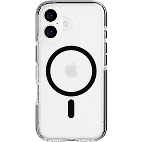Tech21 iPhone 16 cover – transparent/sort