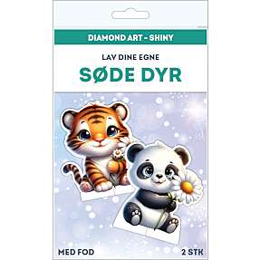 Diamond art shape cut - dyr