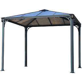 Palram - Canopia Palermo pavillon 3000 - antracitgrå