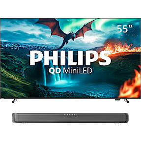 Philips 55" MiniLED TV 55MLED810 + TAB5109 Soundbar