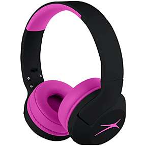 Altec Lansing trådløse on-ear høretelefoner - sort/pink