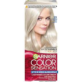 Lightening permanent hårfarve S9 Silver Ash Blond m. roseolie