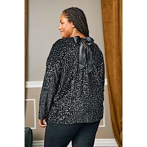 VRS dame top str. 48 - sort