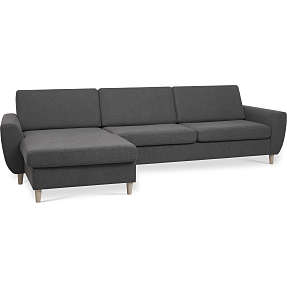 Urban 3D XL vendbar sofa med chaiselong - antracit
