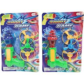 Pistol med svævepatroner - flere varianter - assorteret