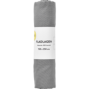 BASIS fladlagen 150x250 cm - grå