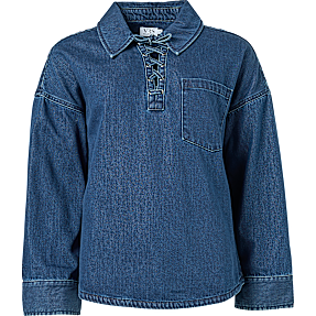 VRS dame bluse str. M - blå