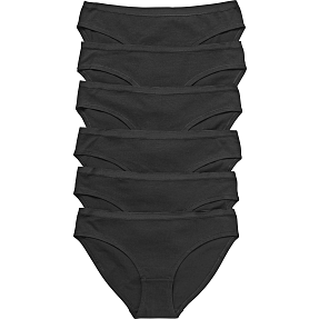 VRS dame 6-pak tai trusser str. L - sort