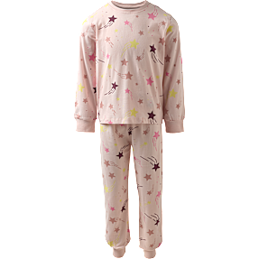 VRS børne pyjamas str. 110/116 - rosa