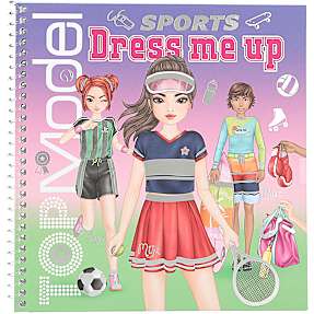 TOPModel dress me up stickerbog - sport