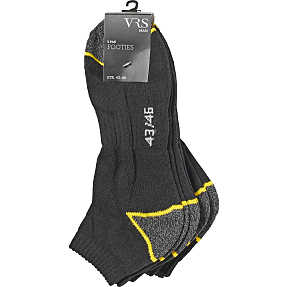 VRS herre 5-pak arbejdsfooties str. 43/46 - sort