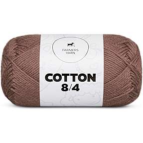 Farmers Yarn 8/4 bomuldsgarn - lysebrun 83