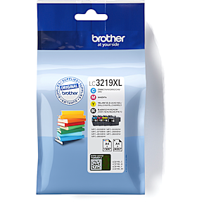 Brother LC3219XLVAL blækpatron - cyan/magenta/gul/sort