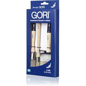 Gori penselsæt 3 stk.