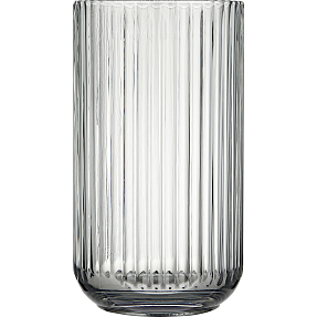 Lyngby vase (20cm) - gråsort