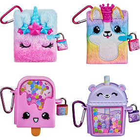 Real Littles notesbog/dagbog m. lås – flere varianter - assorteret