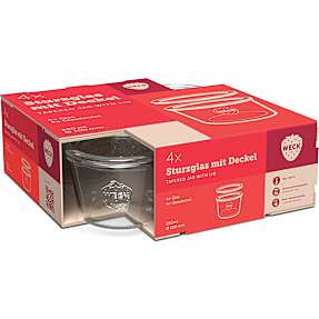 Weck konisk sylteglas 4-pak - 280 ml