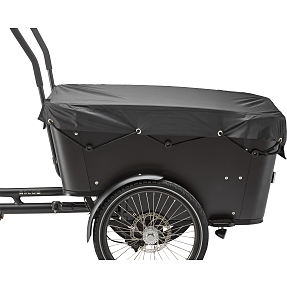 SCO regnovertræk til kasse - sort