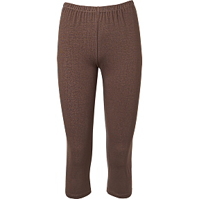 VRS dame capri leggings str. M - brun
