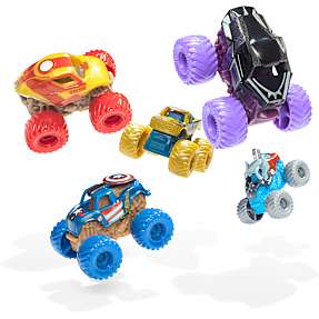 Monster Jam Mini Jams Marvel legetøjsbiler 5-pak