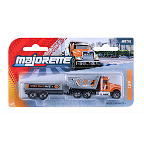 Majorette Mack Granite lastbil med trailer