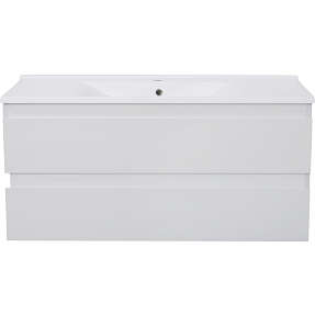 Venedig badmøbel med vask - mat hvid