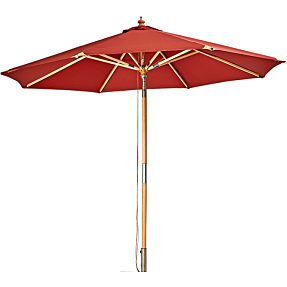 Laval parasol Ø 3m - rød