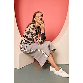 VRS dame nederdel str. S - grå