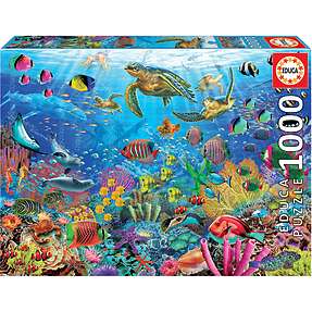 Educa fantasy turtles puslespil - 1000 brikker