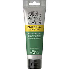 Winsor & Newton Galeria acrylic 120ml Perm Green med 484