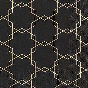 Windsor mønstrede servietter 33x33 cm 20-pak