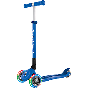 Primo foldbar LIGHTS 3-hjulet løbehjul blå