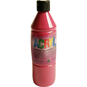 Fantasy color acryl blank 500ml rød