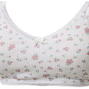 VRS dame BH str. L - hvid