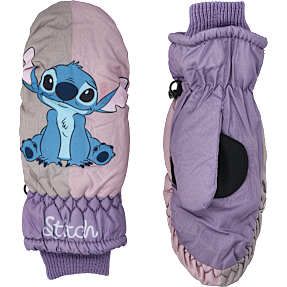 Lilo & Stitch børne luffer str. 6-8 år - lilla