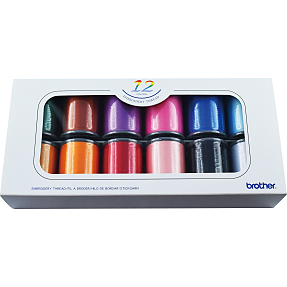 Brother SKiTCH PP1 Broderimaskinetråd - 12 farver