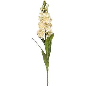 Kunstig Matthiola creme 80cm