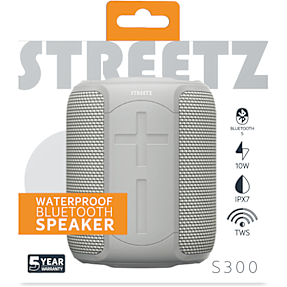 STREETZ S300 BT bluetooth højtaler - grå