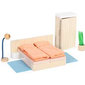 Dukkehus møbler til soveværelse