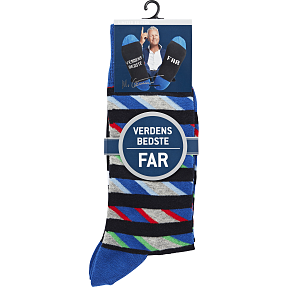 Mads Christensen herre strømper str. onesize - multifarvet