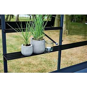 Juliana aluminiumshylde - sort