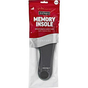 DERBY Memory sål str. 42/43 - sort