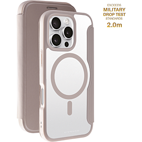 Vivanco iPhone 16 Pro Mag wallet - greige