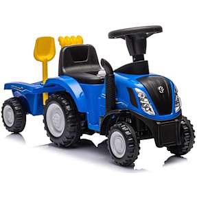 New Holland gå-traktor med trailer