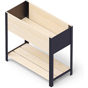 Pindstrup Modern højbed 78x36 cm - natur